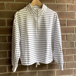 Retro Breton cropped sweatshirt
